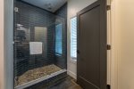 Ensuite Master Bathroom with Dual Sinks and Shower